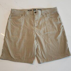 Prana Brion II Shorts Sz 38 Tan Hiking Outdoor Camping Stretch 38x9 Mens Summer